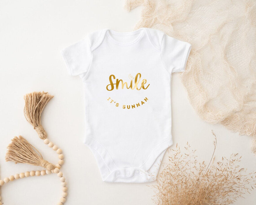 GOLD Smile It's Sunnah Onesie