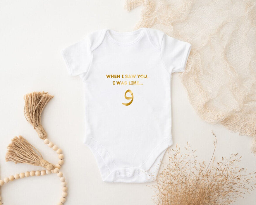 GOLD When I Saw You I was Like و ("Wow") Onesie