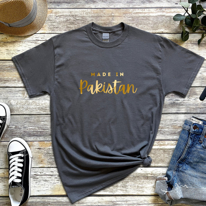 GOLD Personalized "Made in [INSERT COUNTRY]" T-Shirt