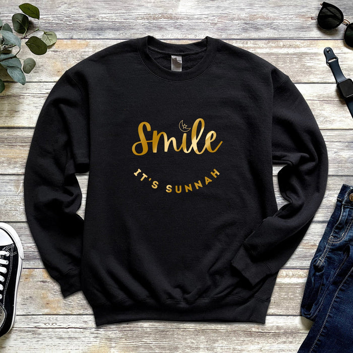 GOLD Smile It's Sunnah Sweatshirt