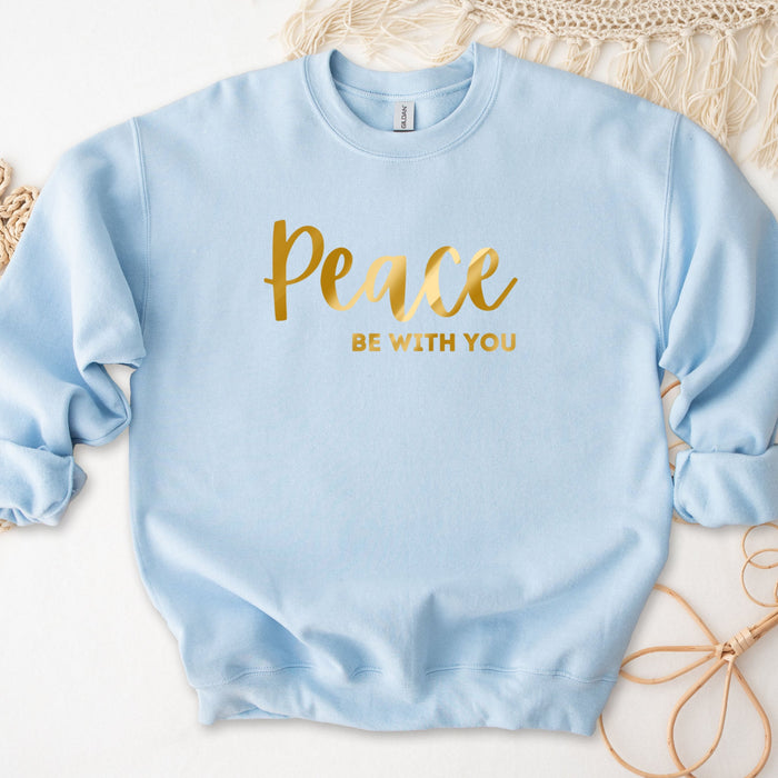 GOLD Peace Be With You Sweatshirt