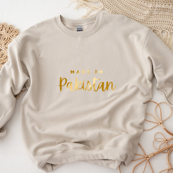 GOLD Customizable Made in [INSERT COUNTRY] Sweatshirt