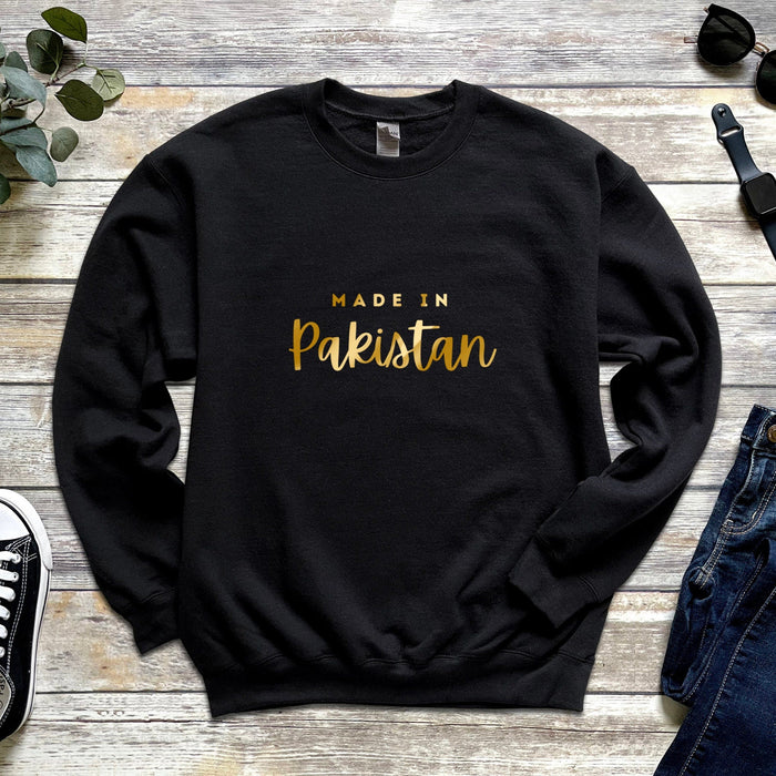 GOLD Customizable Made in [INSERT COUNTRY] Sweatshirt