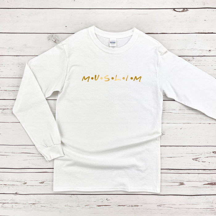 GOLD Muslim Long Sleeve Shirt