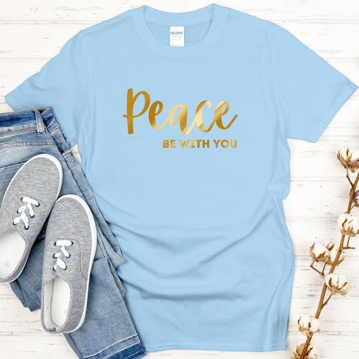 GOLD Peace Be With You T-Shirt