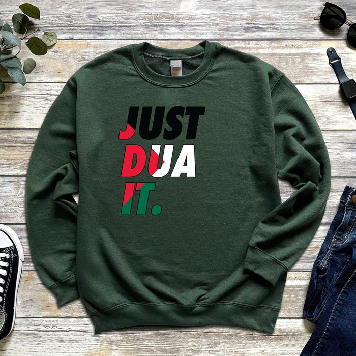 Just Dua It Palestine Flag Sweatshirt