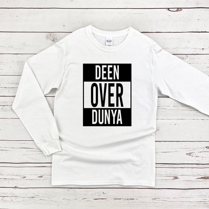 Deen Over Dunya Long Sleeve Shirt