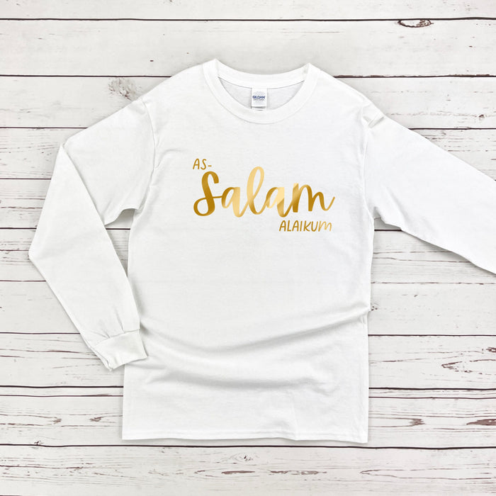 GOLD Assalamalaikum Long Sleeve Shirt