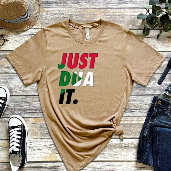 a t - shirt that says just dza it on it