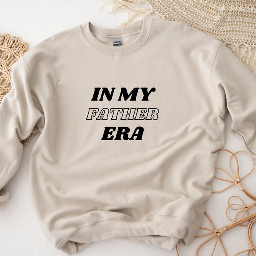 a sweater with the words in my father era printed on it