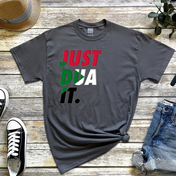 a t - shirt that says just daa it on it